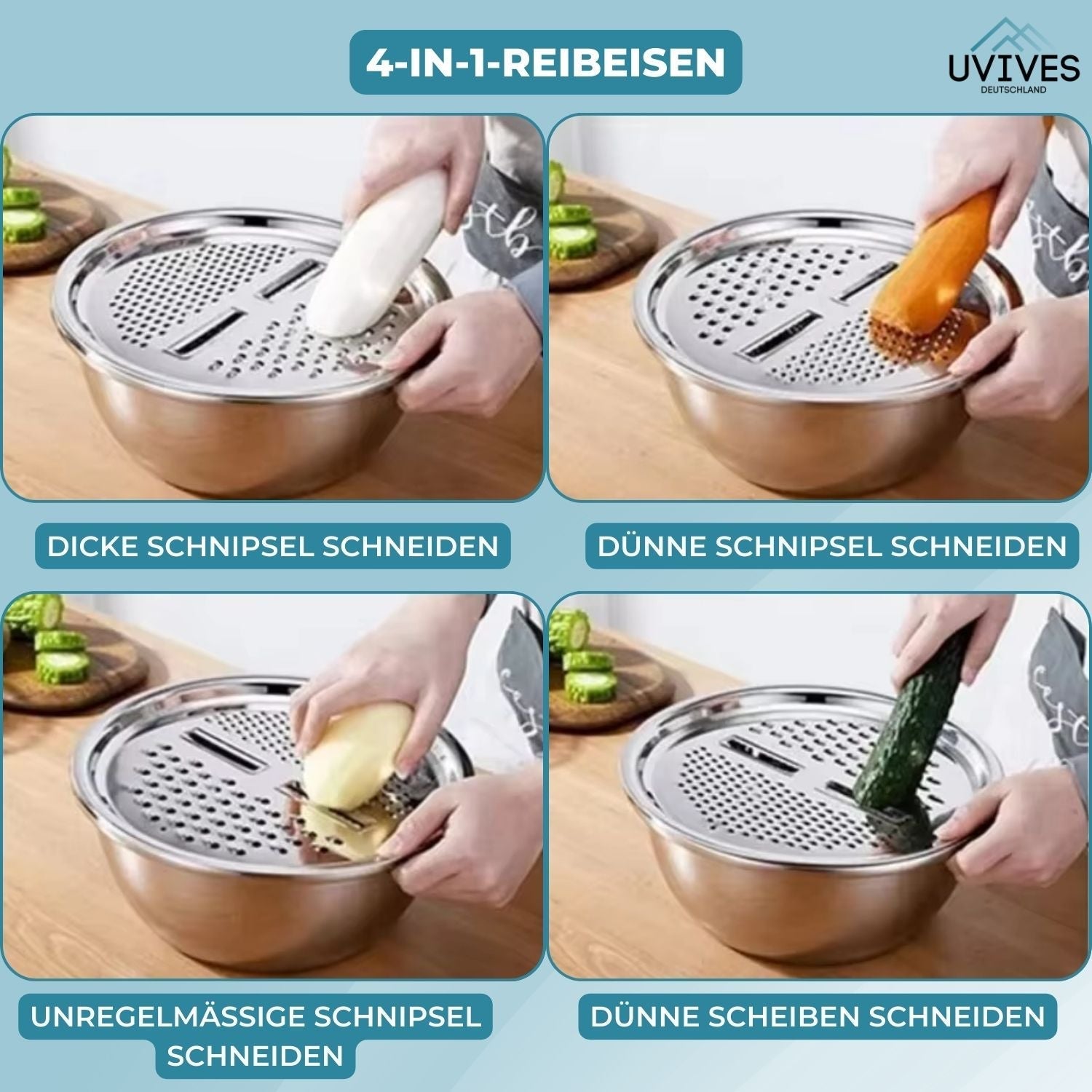 GrateBasin - 6-in-1-Becken aus Edelstahl