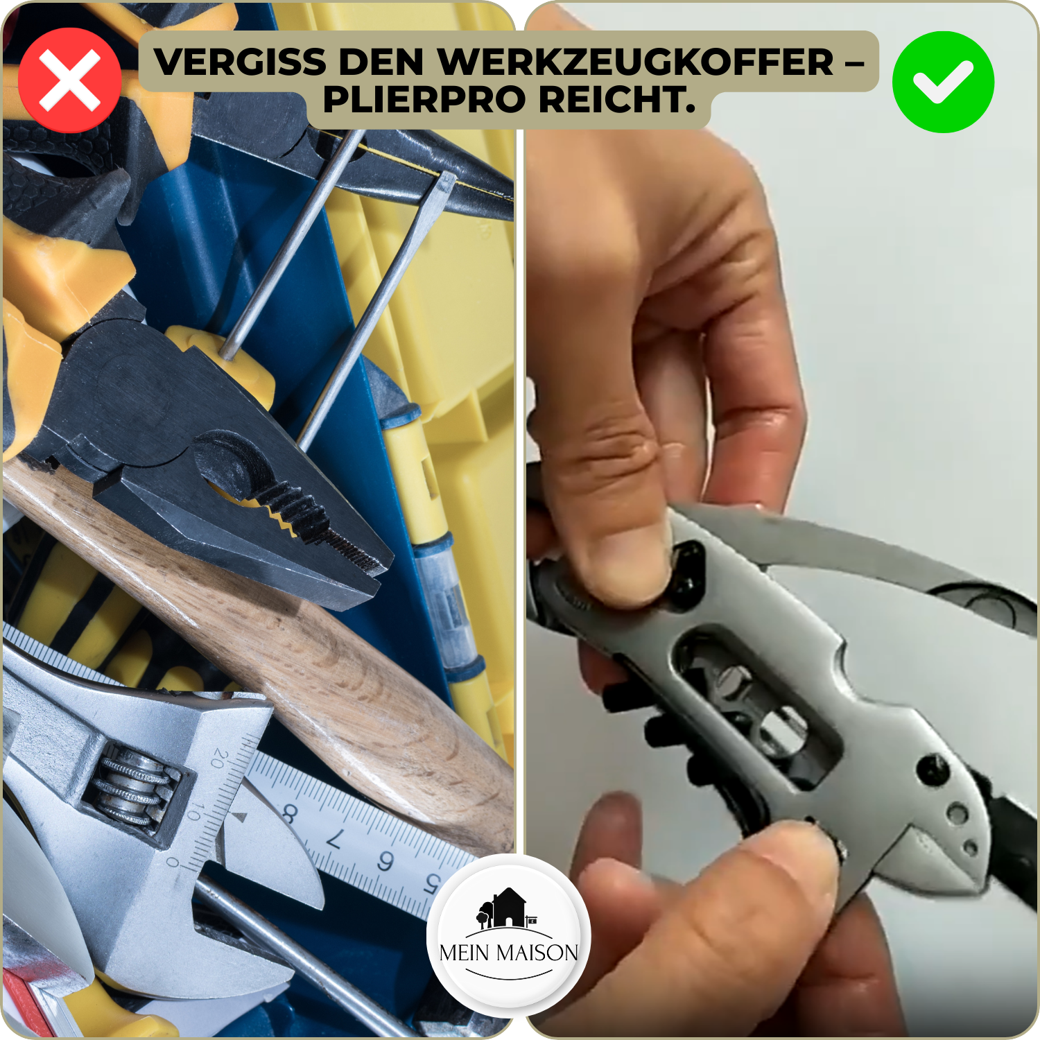 PlierPro™ - Das 12-in-1-Multitool für jede Aufgabe