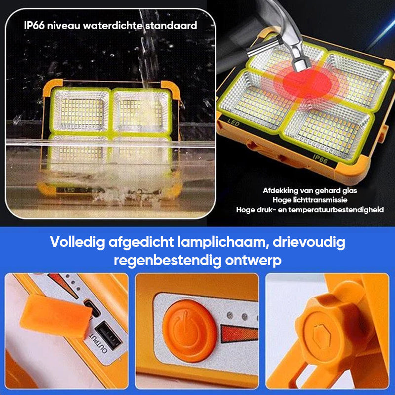 LumiSun - Tragbare Solar-Außenlampe