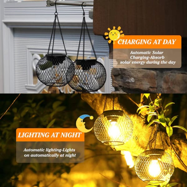 VintageGlow - Solarbeleuchtung im Retro-Stil für charmante Gartenatmosphäre