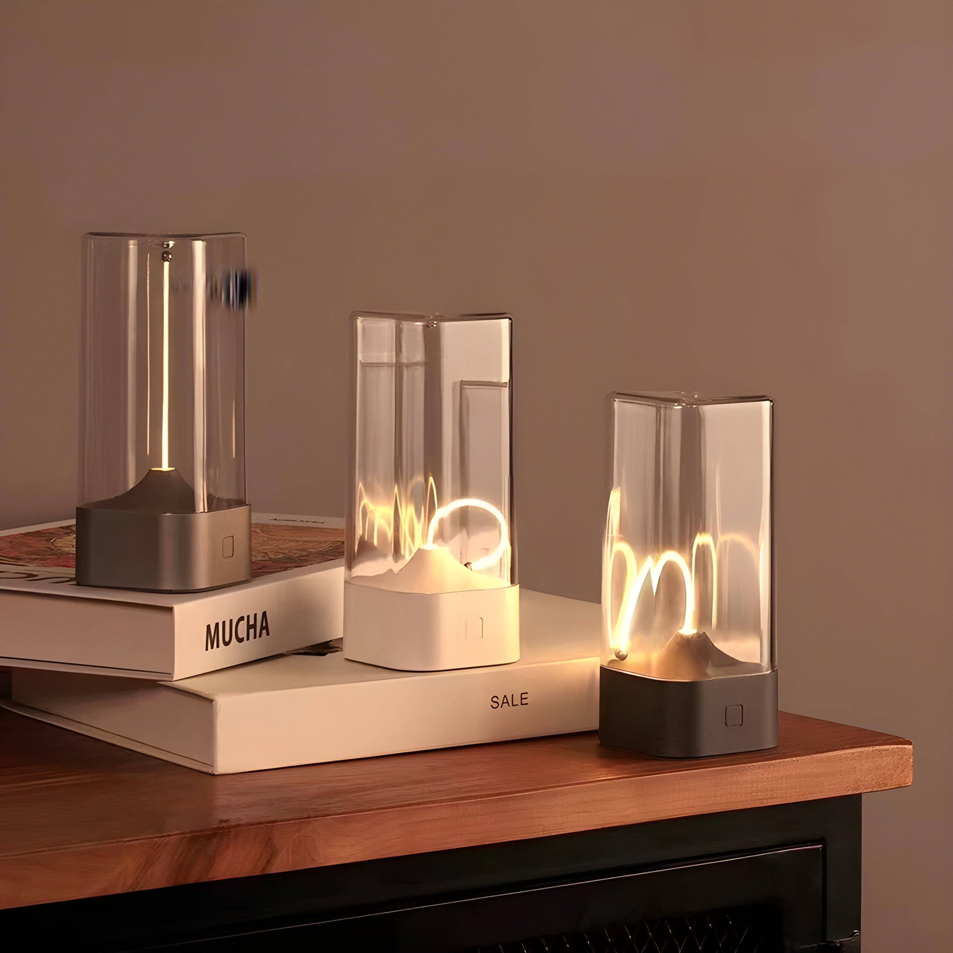 LevioraLux Schwebelampe mit USB-Anschluss | Magnetisch & LED | Warmlicht | Modernes Design | Acryl 25 cm