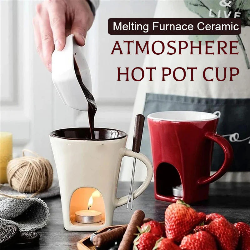 ChocoLuxe – Keramik-Fondue-Schüssel für Käse & Schokolade