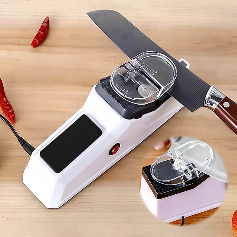 BladeBooster - Elektrischer Messerschärfer - 5 Gratis-Schleifscheiben + Kostenloser Versand!