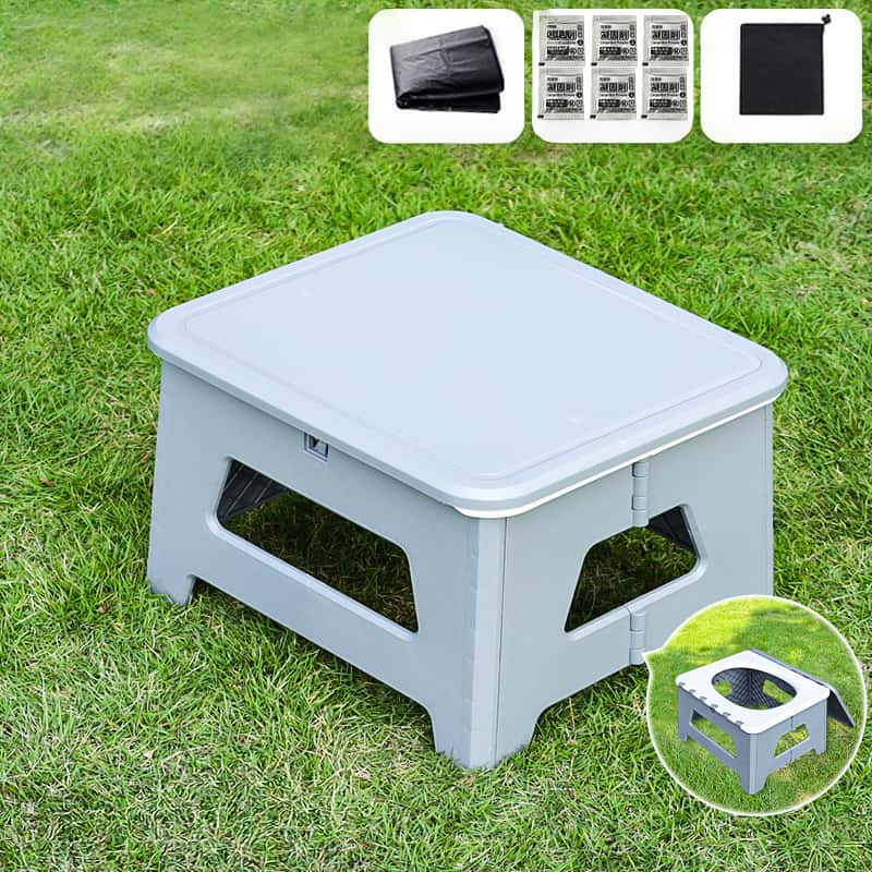 EcoLooGo – Trendige tragbare Campingtoilette für Komfort unterwegs!