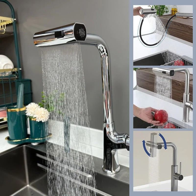 AquaVelvet – Der Luxus-Wasserhahnaufsatz für stilvolles Spülen!
