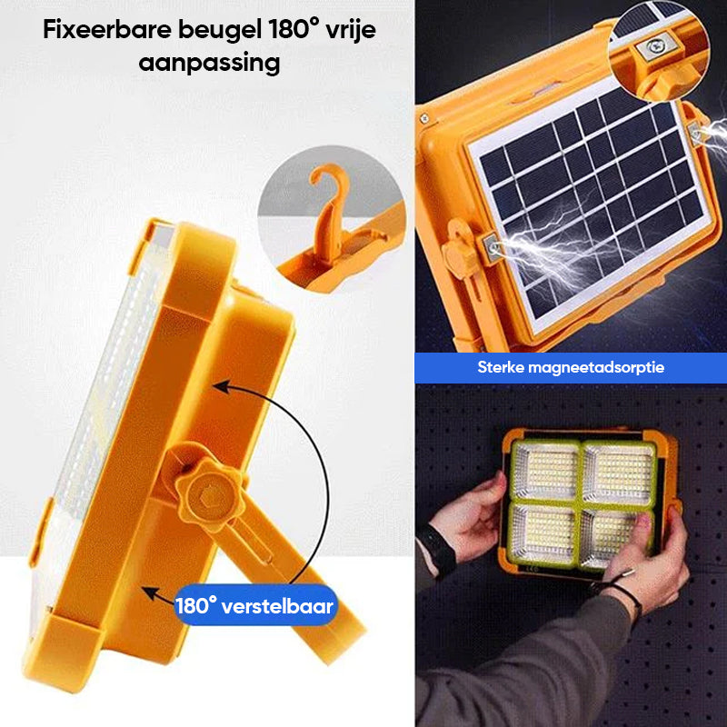 LumiSun - Tragbare Solar-Außenlampe