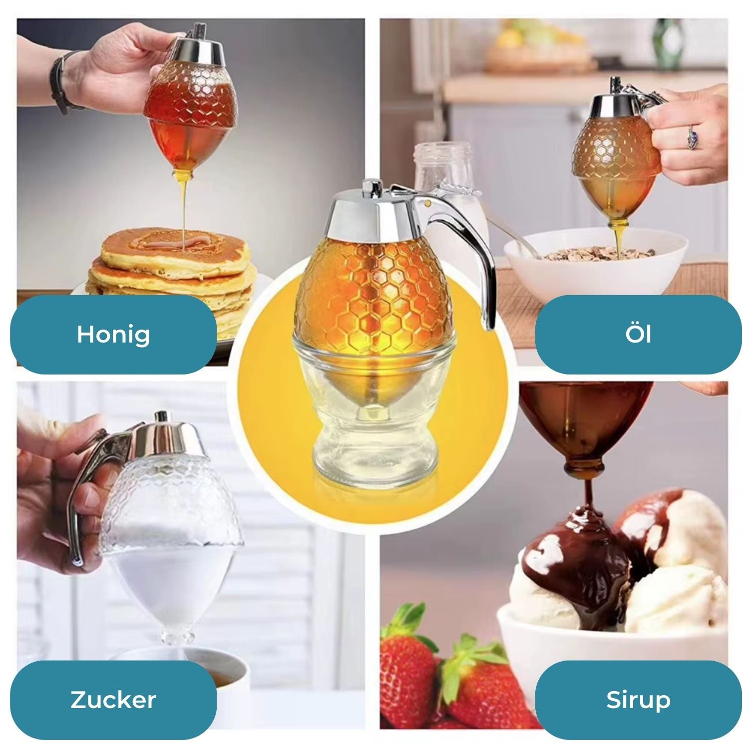 HoneyFlow - Eleganter und praktischer Honigspender