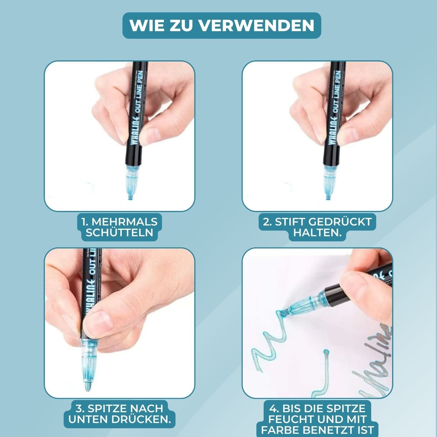 DazzleDuo - Zweifarbige Stifte