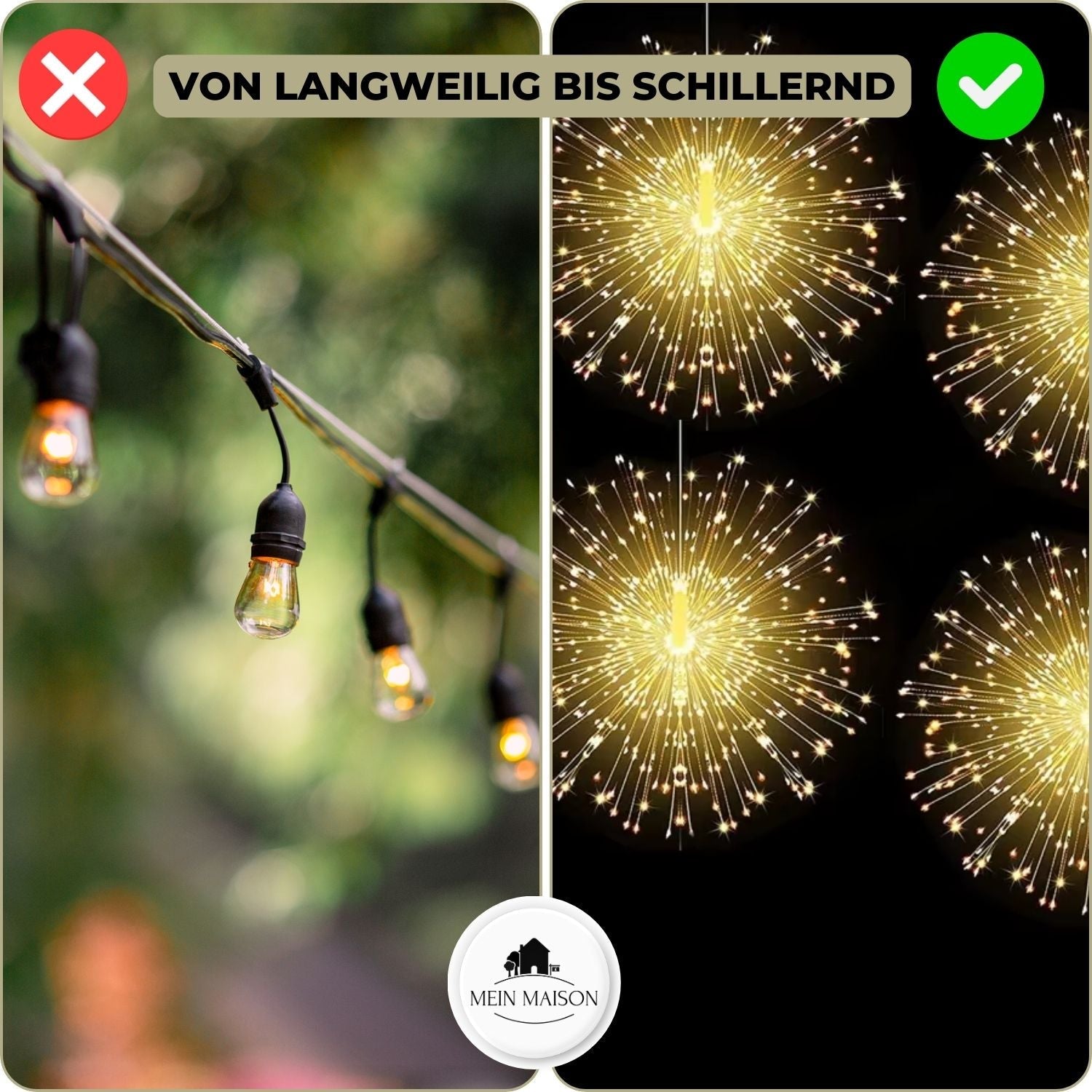 2+1 GRATIS | ShineEve - Solarbetriebene Leuchten für lebendige Abende