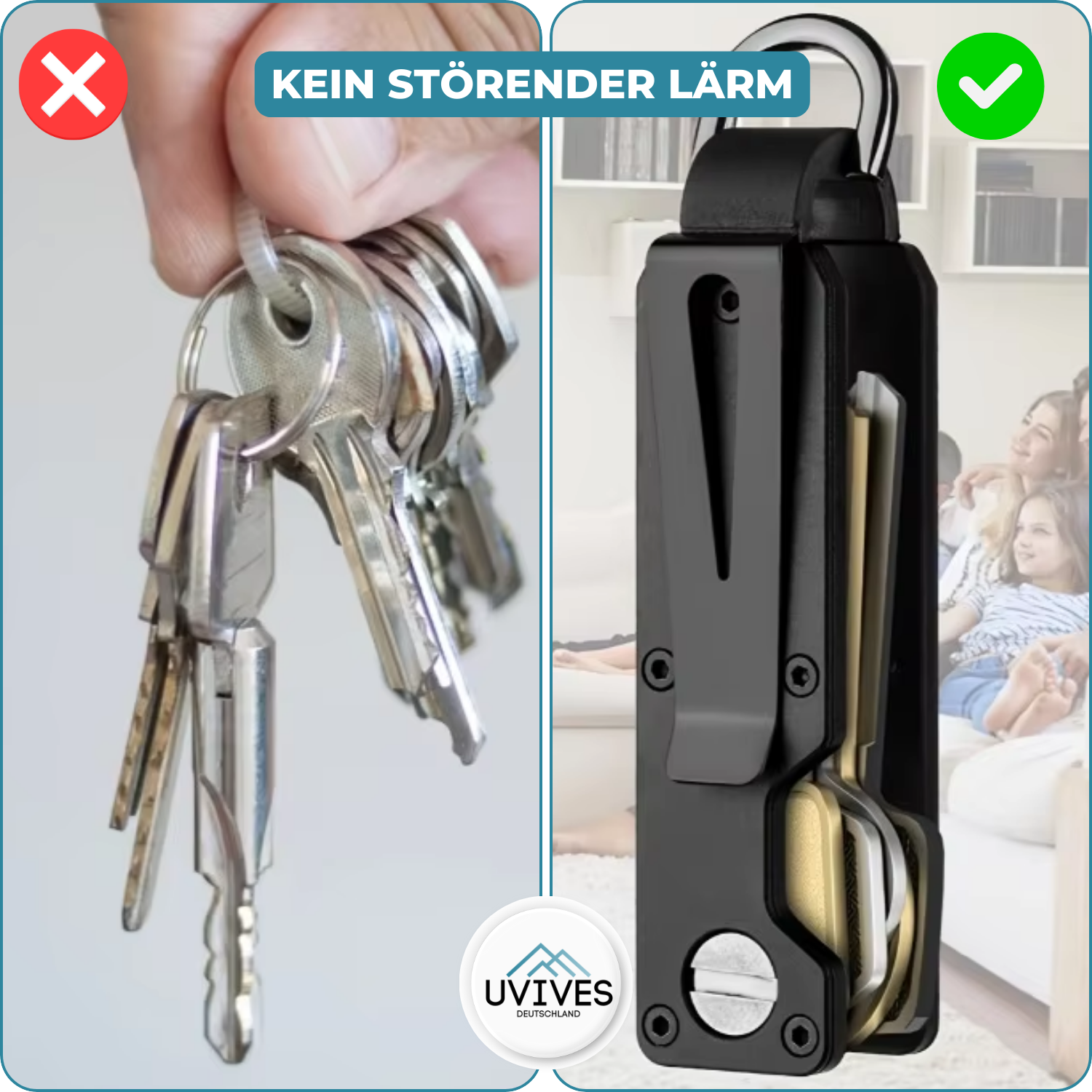 KeyTidy – Nie wieder klappernde Schlüssel!