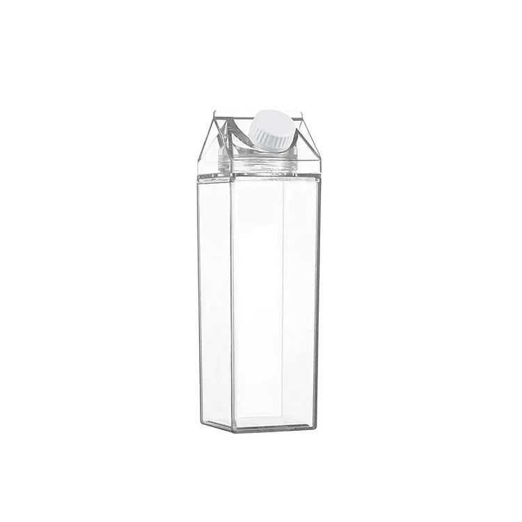 1+1 GRATIS | ClearBottle - Trinkflaschen aus Acryl-Milchkarton