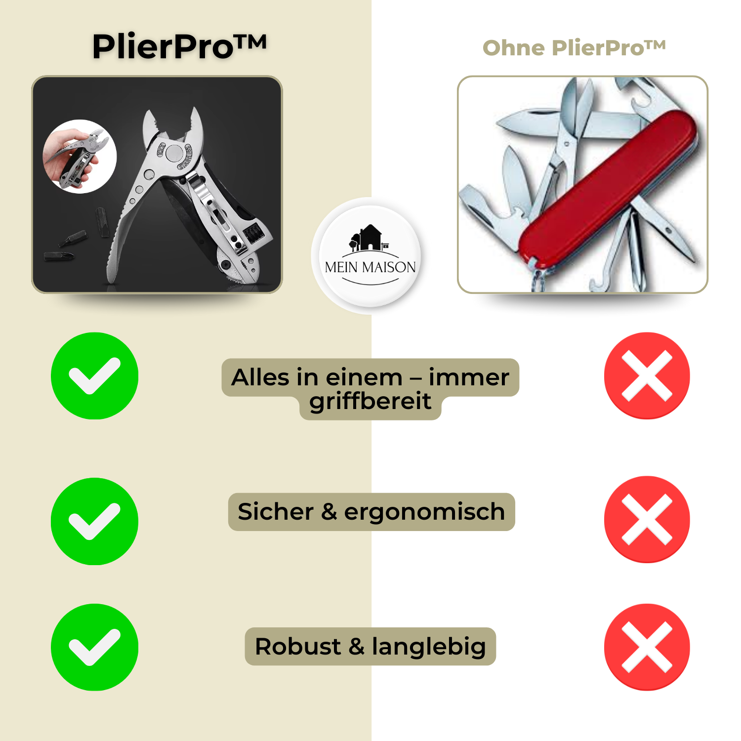 PlierPro™ - Das 12-in-1-Multitool für jede Aufgabe