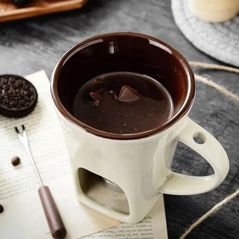 ChocoLuxe – Keramik-Fondue-Schüssel für Käse & Schokolade
