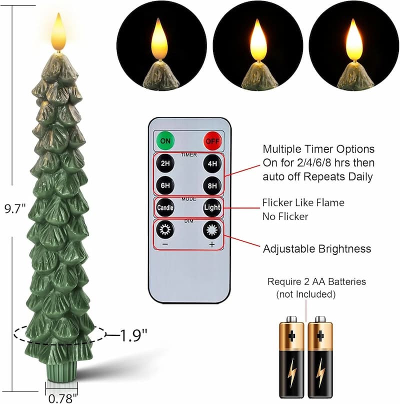 LumoTree – Sichere LED-Kerzen für eine festliche Weihnachtsatmosphäre