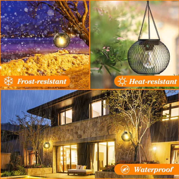 VintageGlow - Solarbeleuchtung im Retro-Stil für charmante Gartenatmosphäre