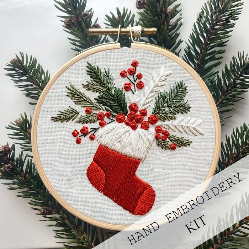 SnowStitch™ – Stick-Set für die Feiertage