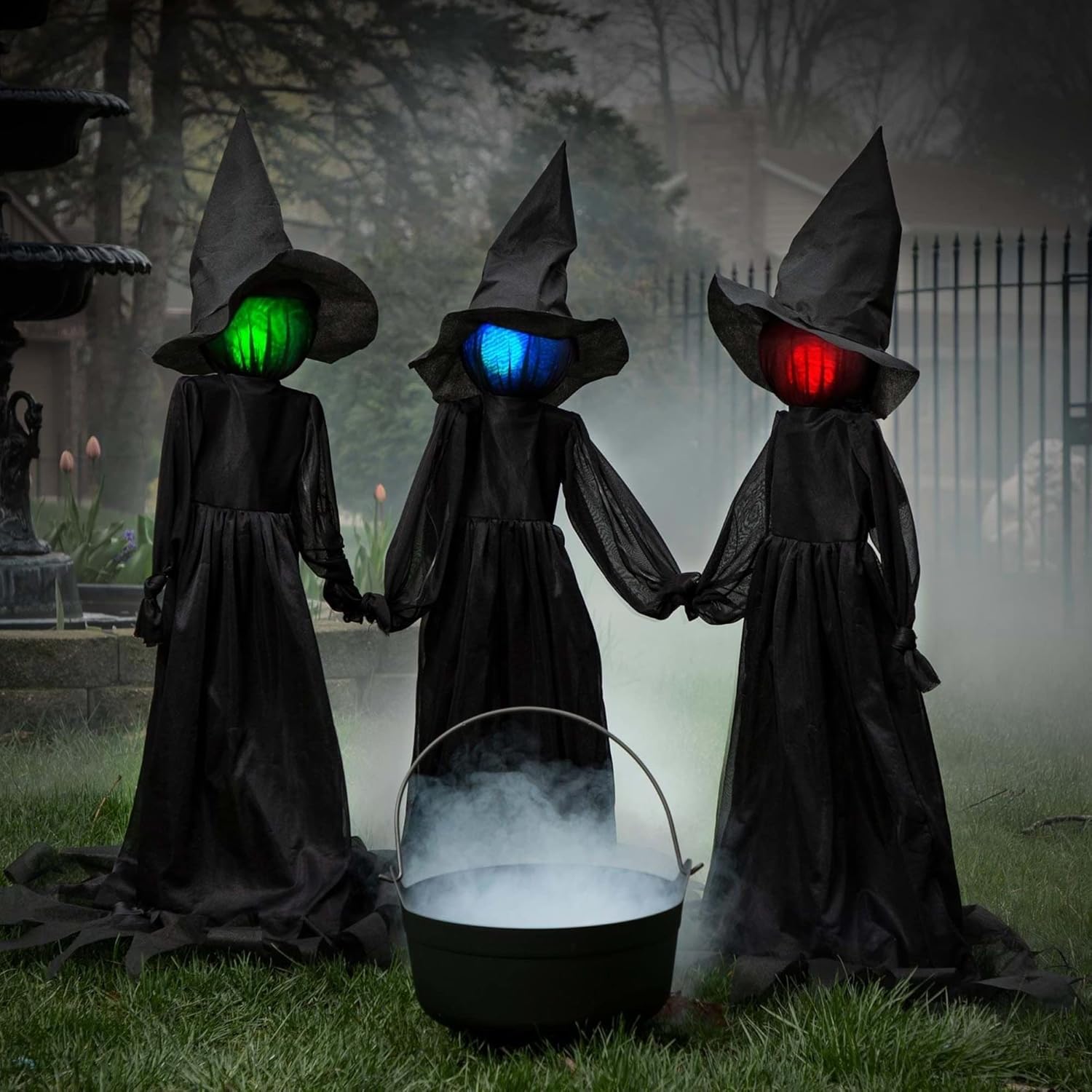 HexaGlow – Trio leuchtender Halloween-Hexen!