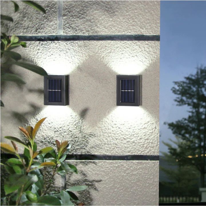 1+1 GRATIS | DuoLux - Solar-Doppel-Schatten-Wandleuchte