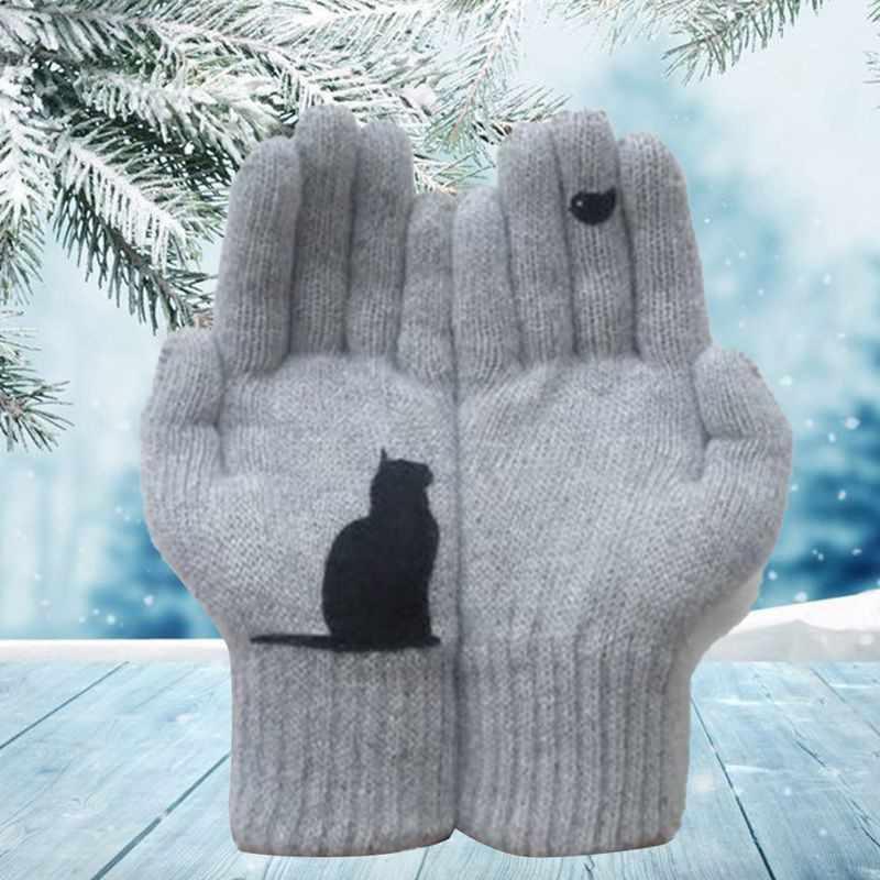MeowMitts - Katzenfächer Baumwollhandschuhe