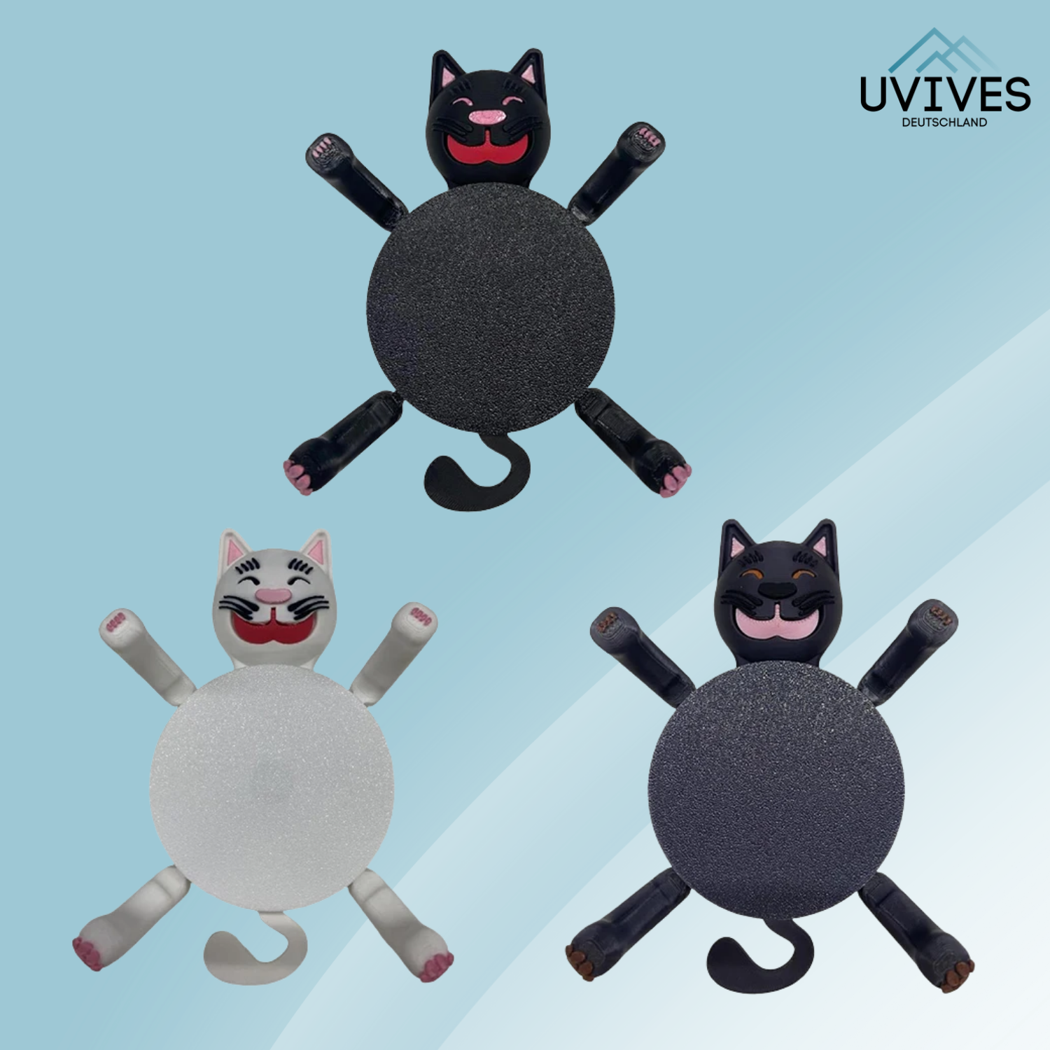 1+1 GRATIS | PurrLounge - Die witzigen Katzen-Untersetzer für gute Laune & saubere Tische!