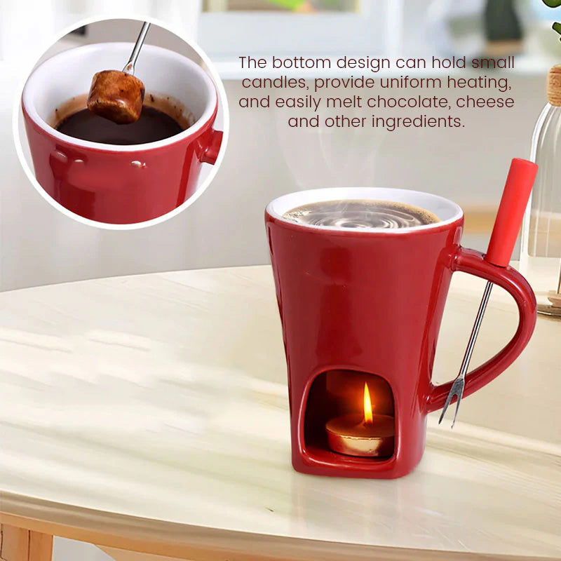 ChocoLuxe – Keramik-Fondue-Schüssel für Käse & Schokolade