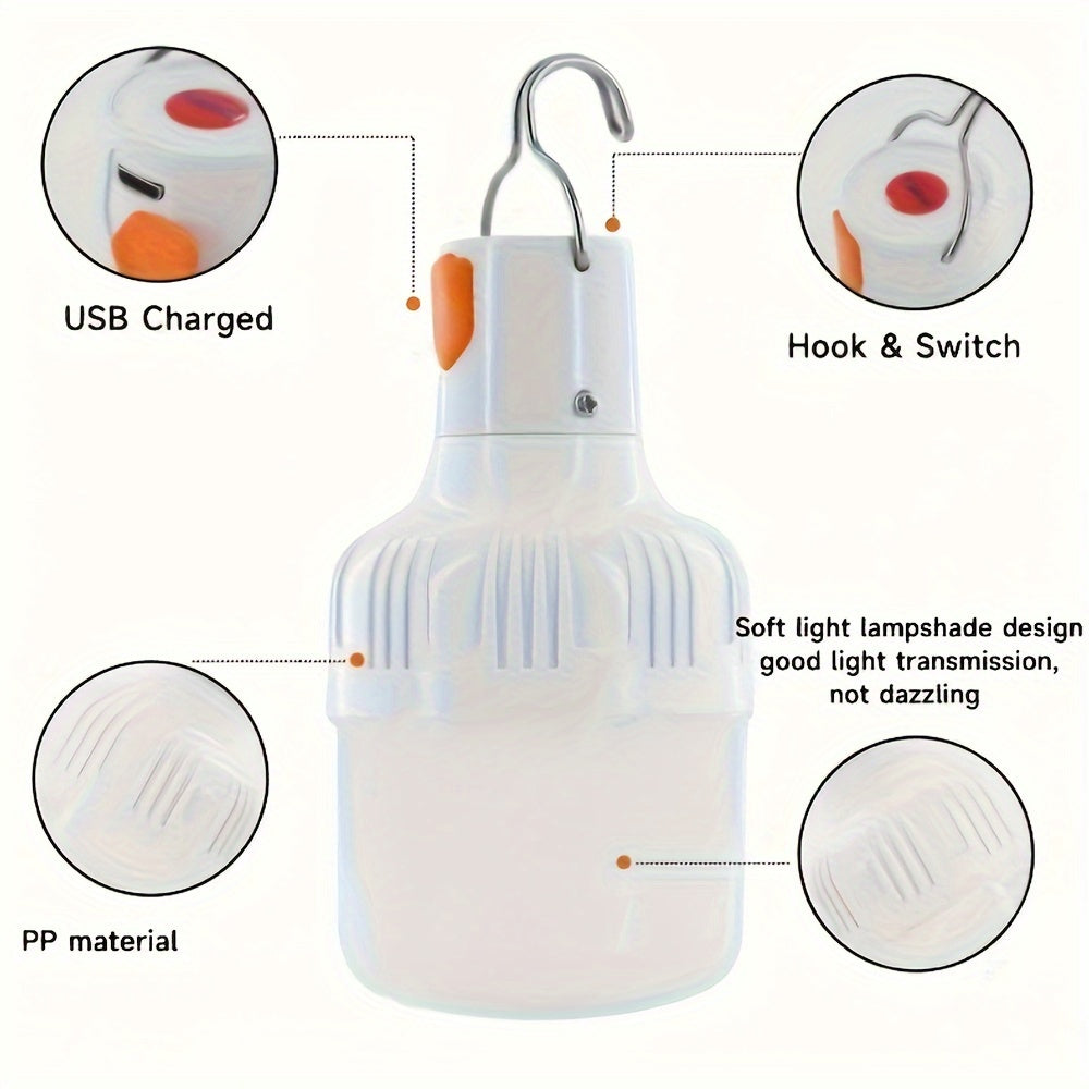 LumenCamp LED Campinglampe | USB-Aufladbar | Dimmbar | Leicht & Robust