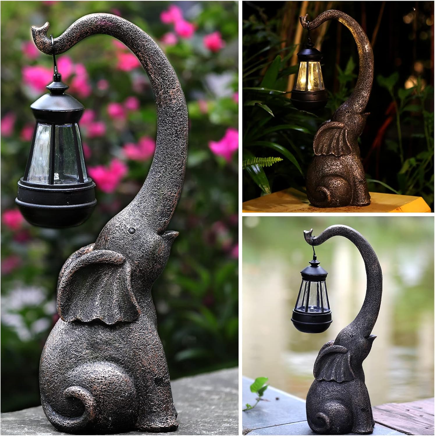 EnchantiLite - Verzauberter Elefant Solarlampe