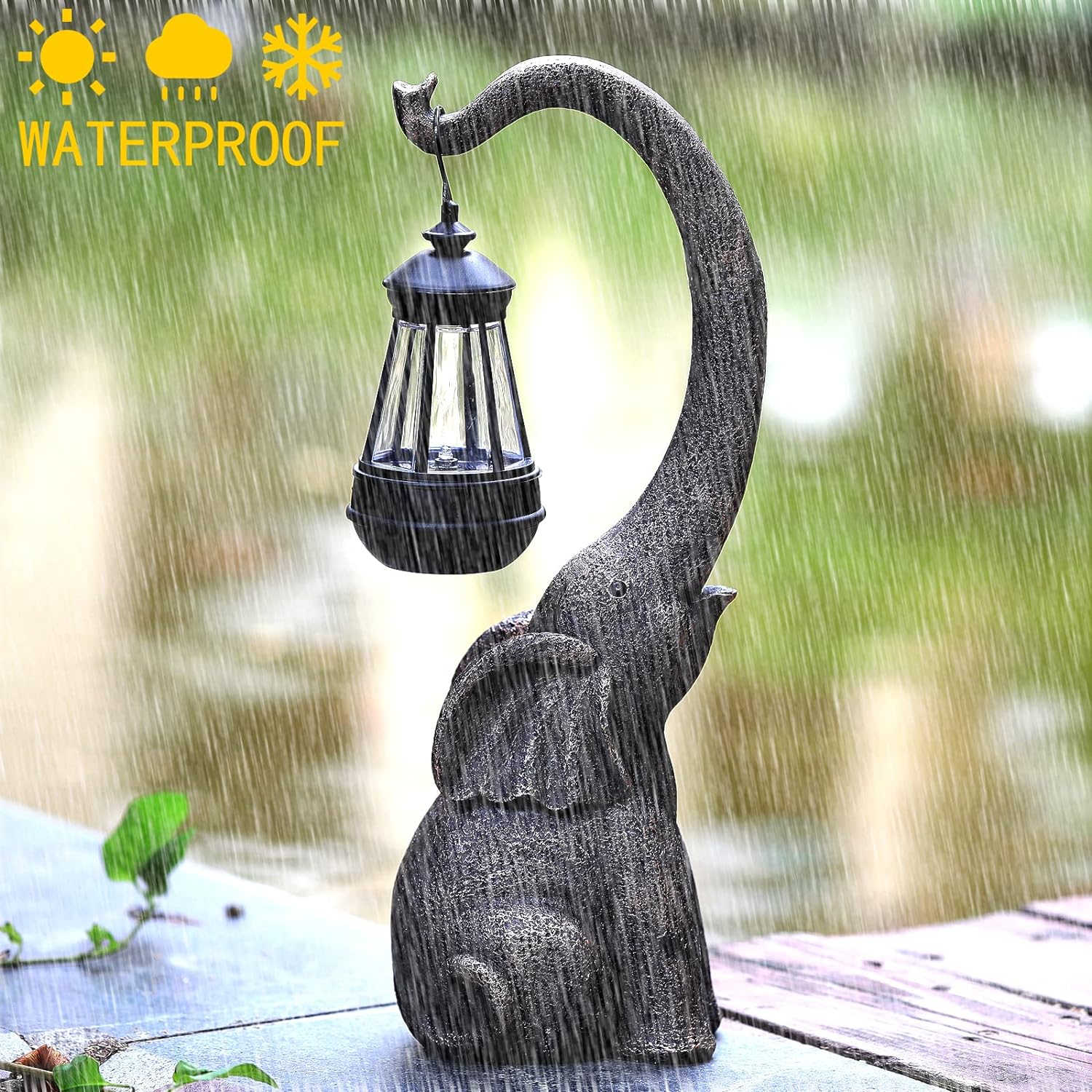 EnchantiLite - Verzauberter Elefant Solarlampe