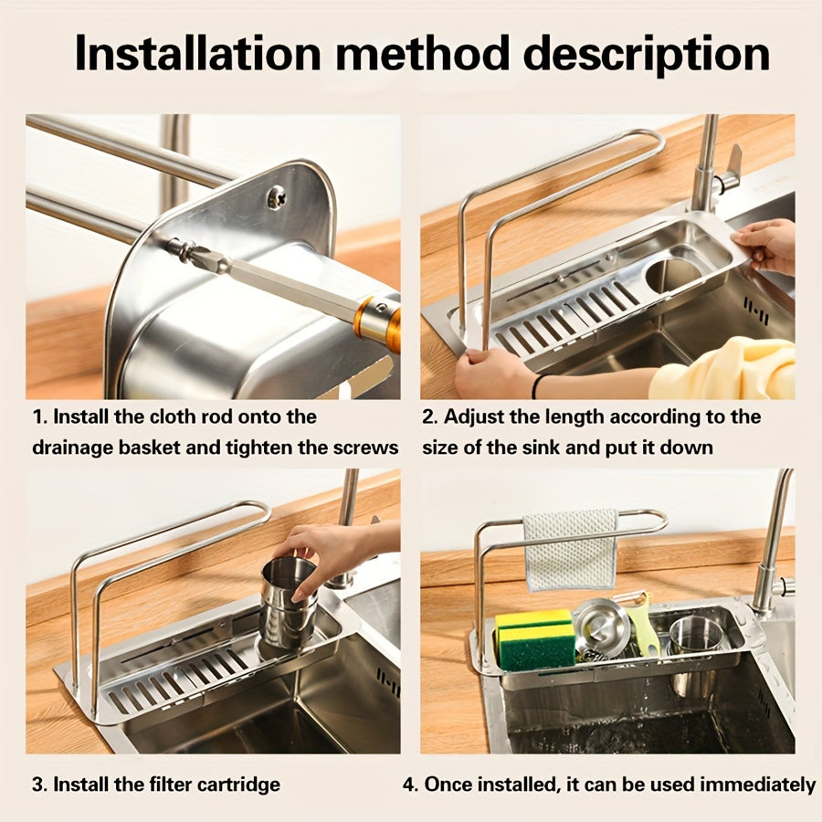 DrainMate - Organizer für Waschbeckenabfluss