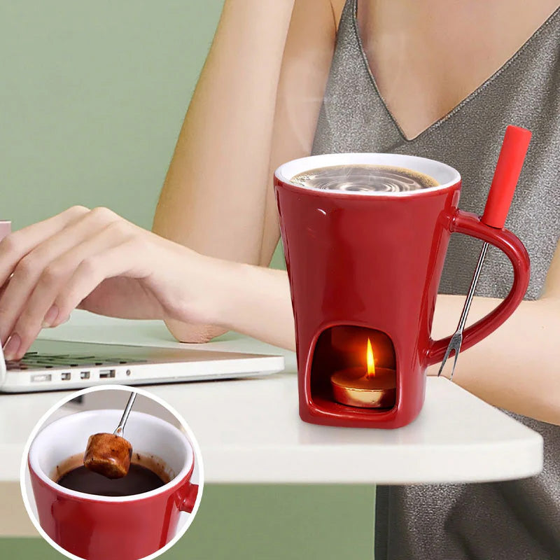 ChocoLuxe – Keramik-Fondue-Schüssel für Käse & Schokolade