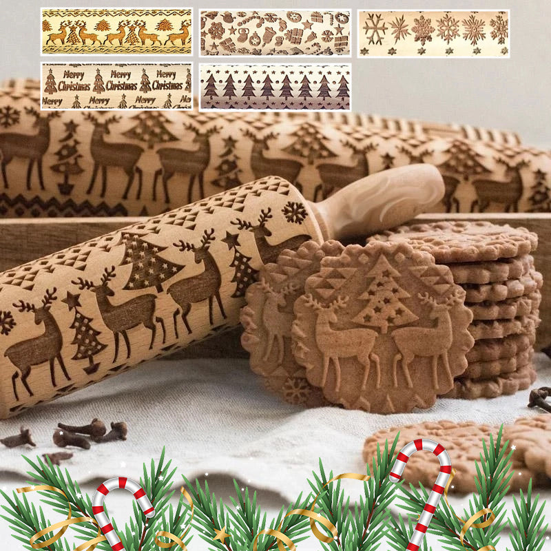 ChristmasRoller™ - Weihnachts-Nudelholz für Plätzchen [Letzter Tag Rabatt]