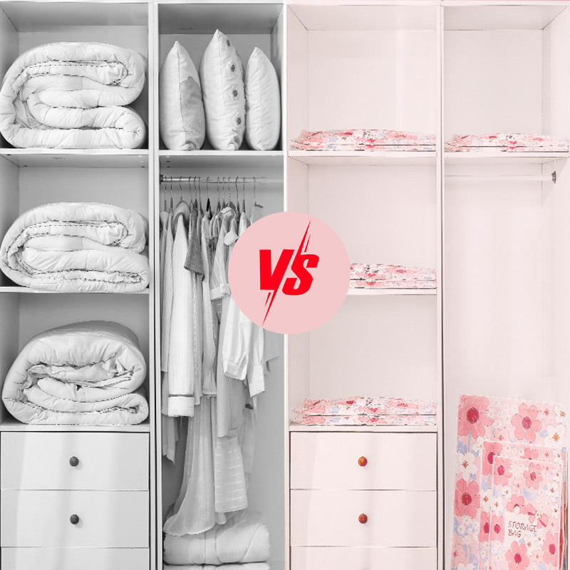 AirTight – Gewinnen Sie in nur wenigen Minuten 75 % mehr Platz im Kleiderschrank
