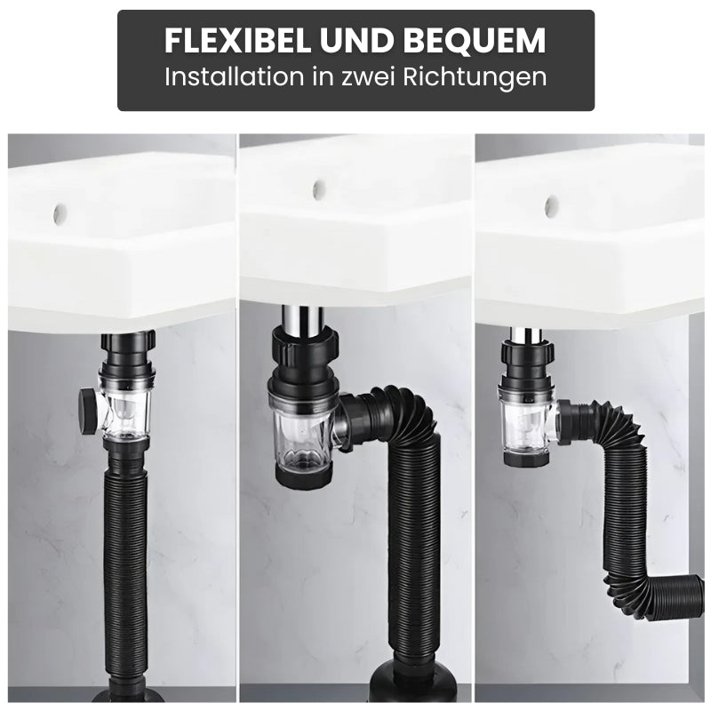 OdorBlock - Anti-Geruch Universal Waschbecken Abflussrohr