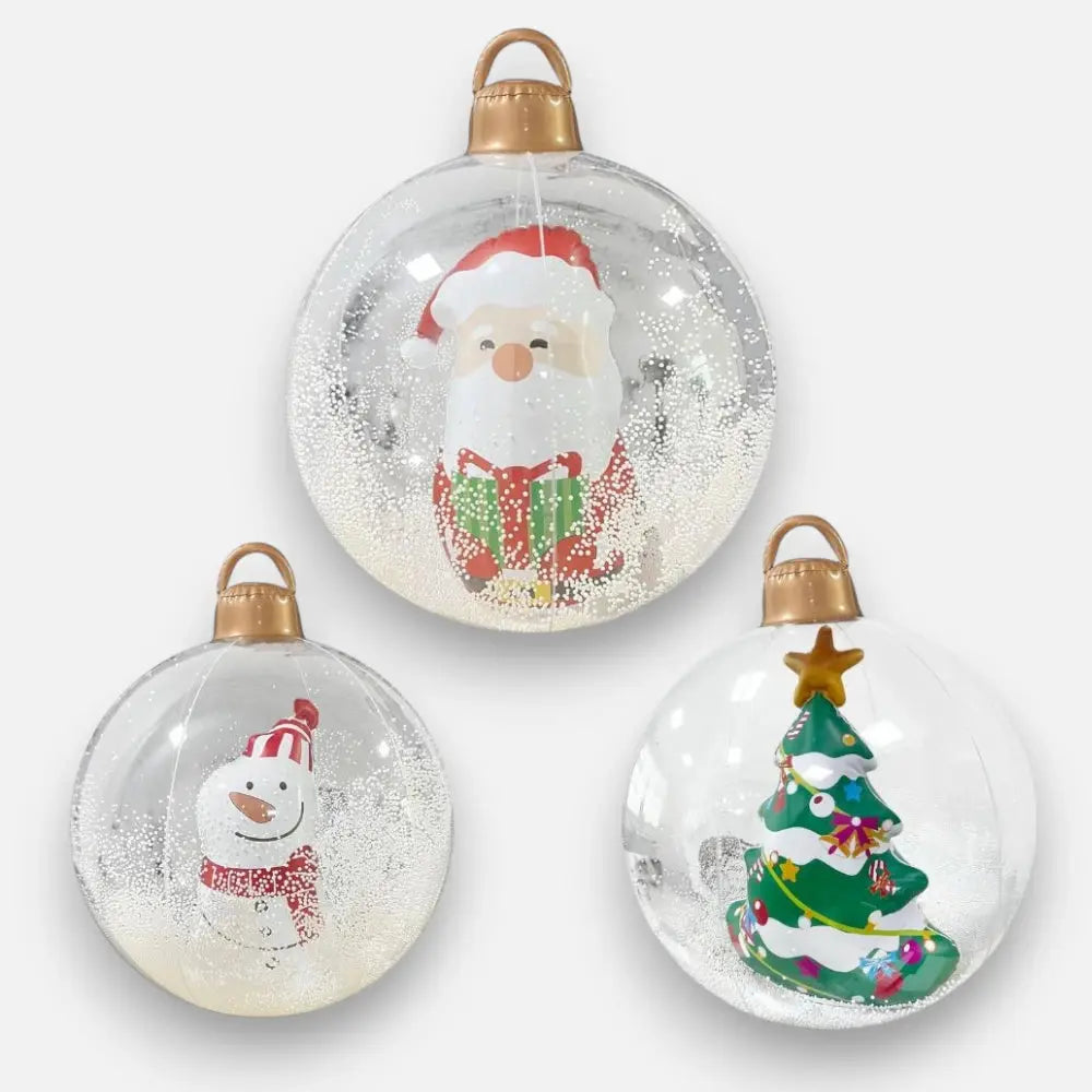 GlowOrnament™ – Aufblasbare Weihnachtskugel