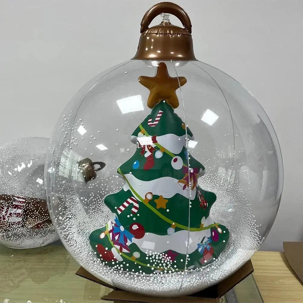 GlowOrnament™ – Aufblasbare Weihnachtskugel