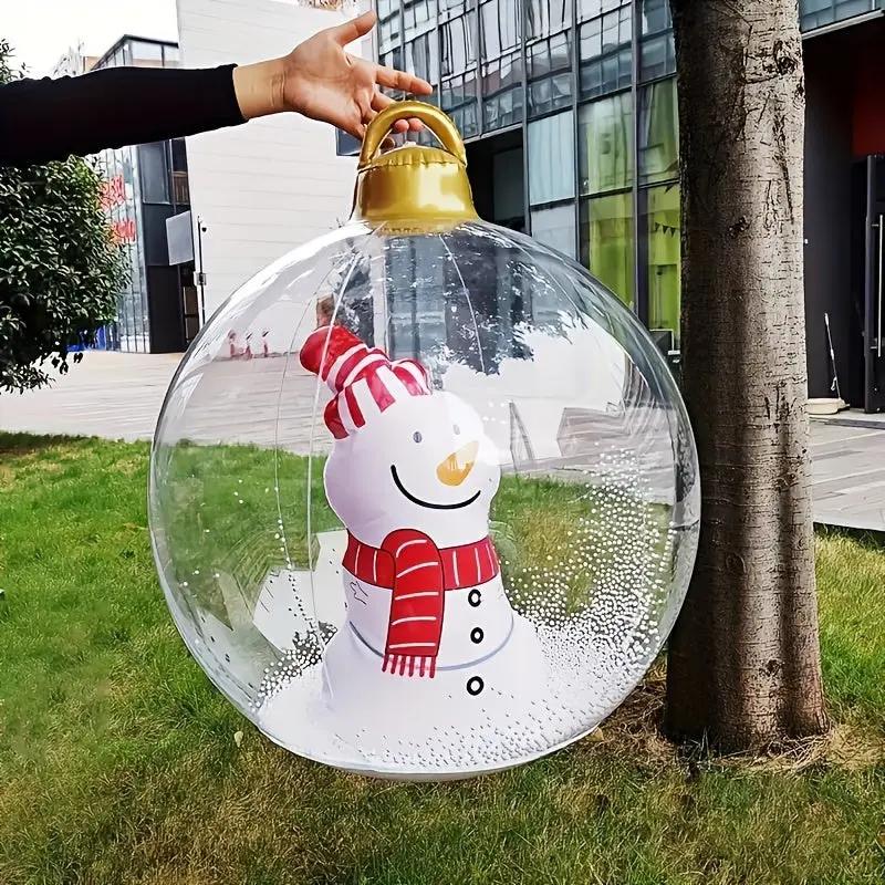 GlowOrnament™ – Aufblasbare Weihnachtskugel