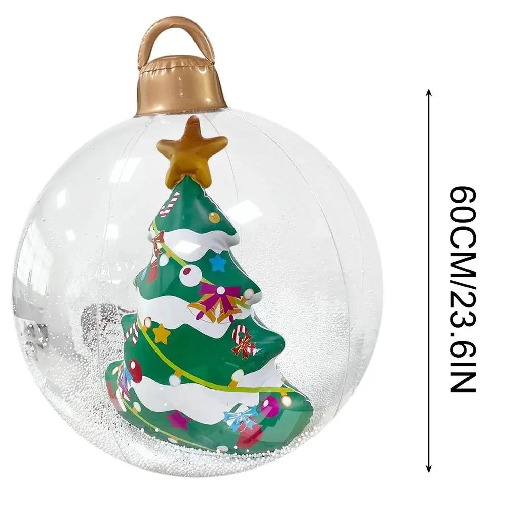 GlowOrnament™ – Aufblasbare Weihnachtskugel