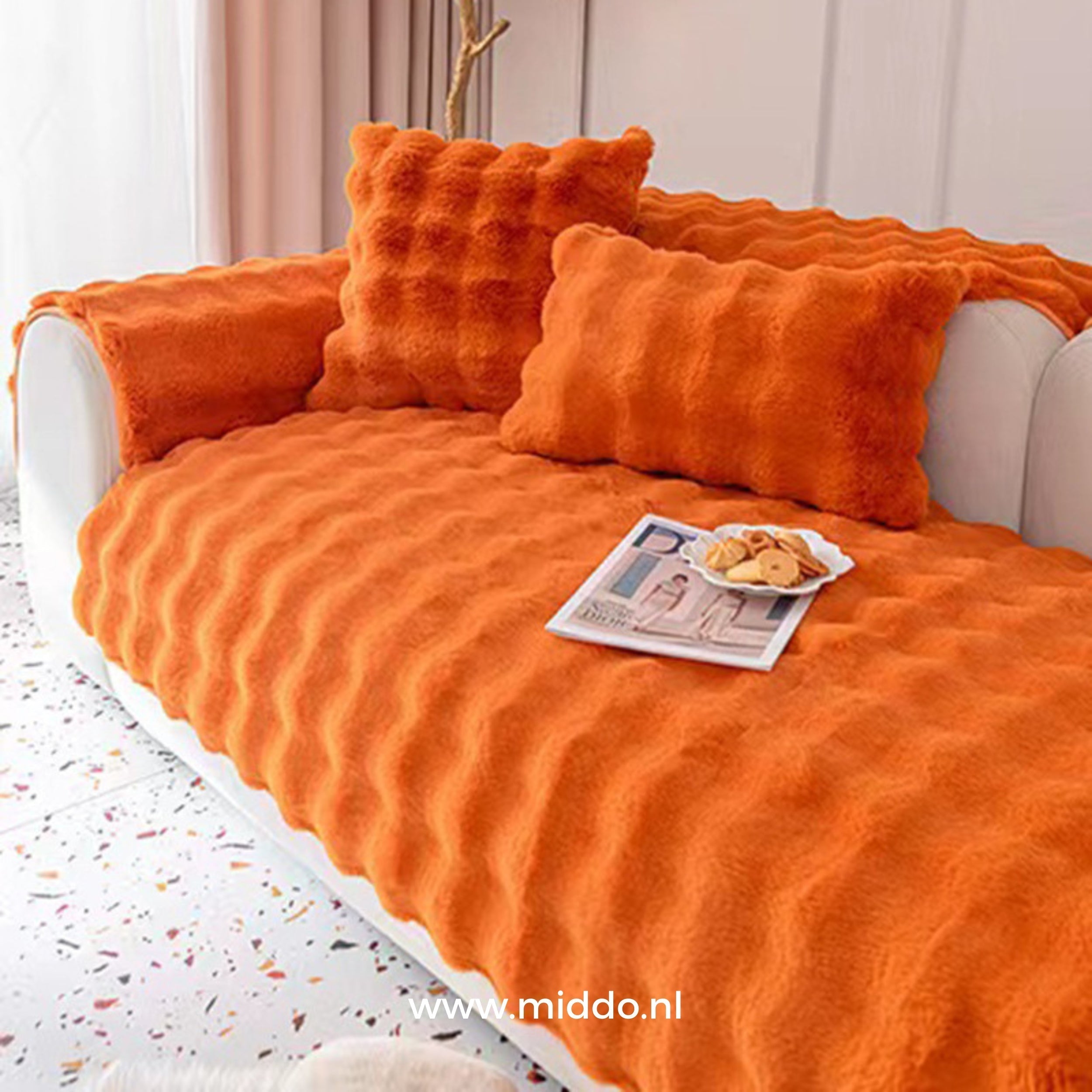 Plushy - Luxuriöser Sofaschutz, ultimativer Komfort und Weichheit!