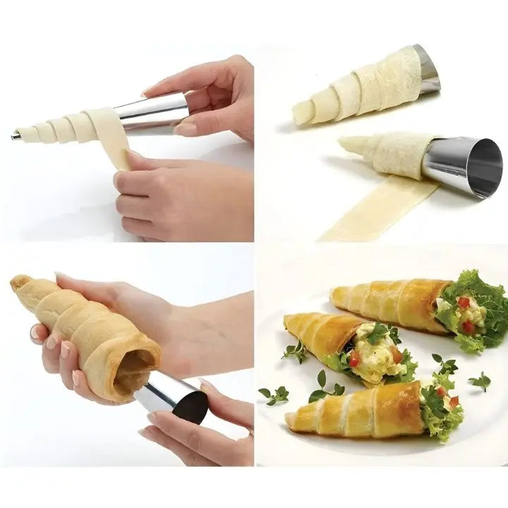 5+5 GRATIS | BakeRolls - Meisterhaftes Cannoli-Form-Set für Zuhause!