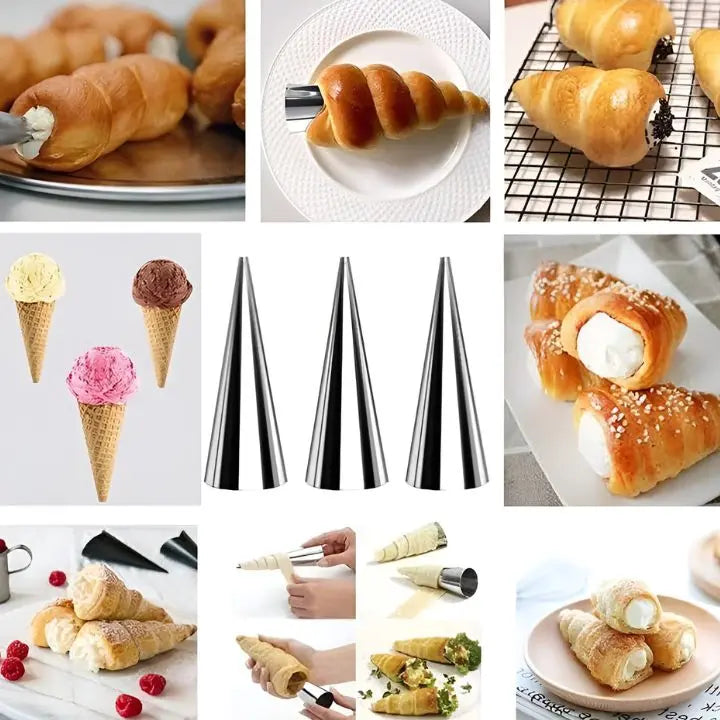 5+5 GRATIS | BakeRolls - Meisterhaftes Cannoli-Form-Set für Zuhause!