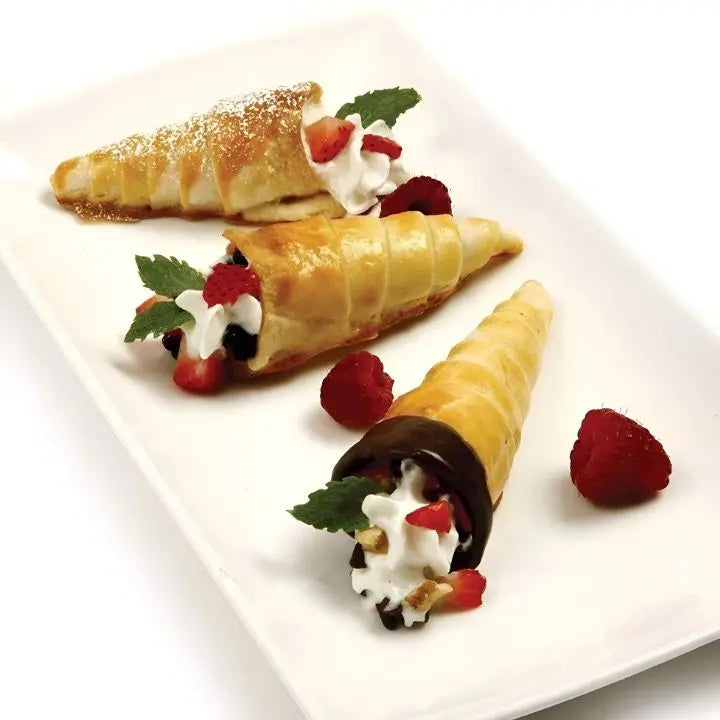 5+5 GRATIS | BakeRolls - Meisterhaftes Cannoli-Form-Set für Zuhause!