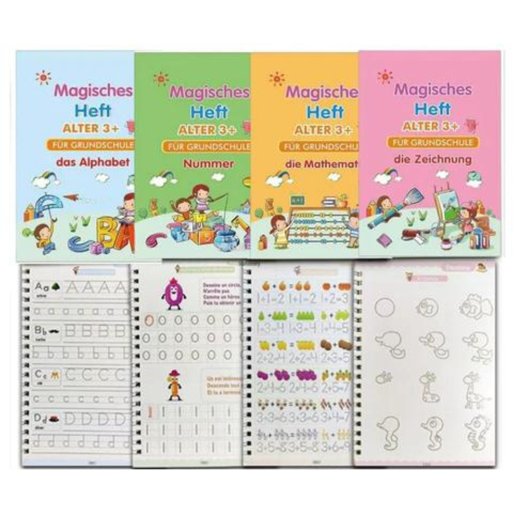 2+2 GRATIS | BrightBook - Magische Lernhefte