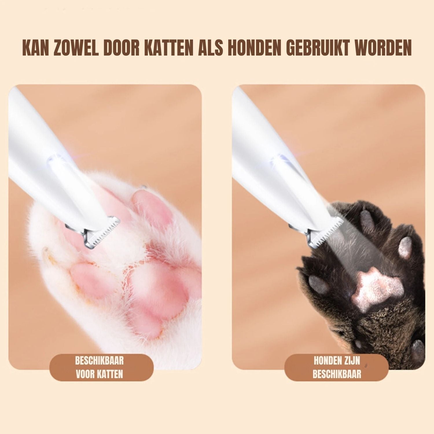 FurTrim - Trimmer für Katzen- und Hundepfoten