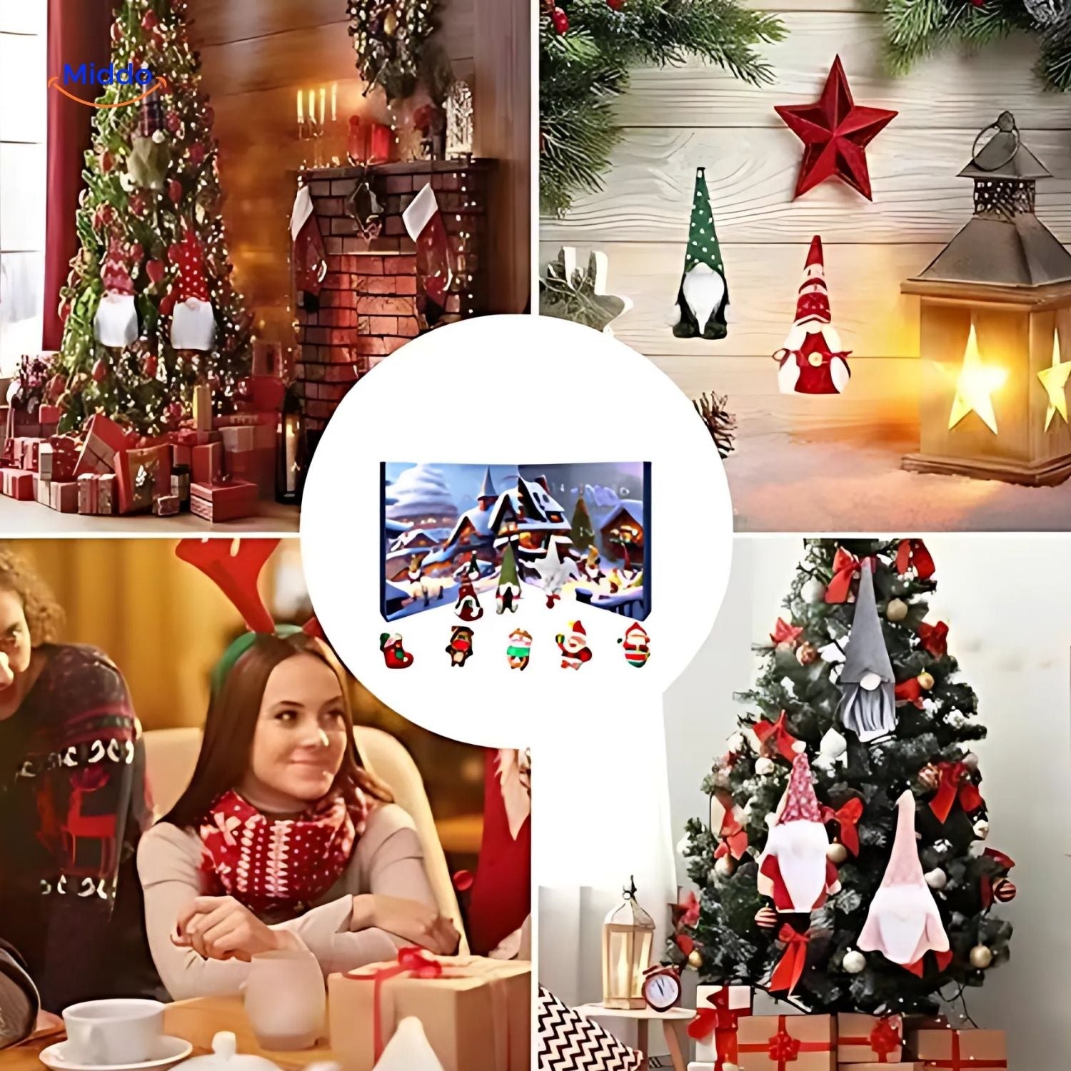 HolidayHaven - Pluche Gnome Adventskalender