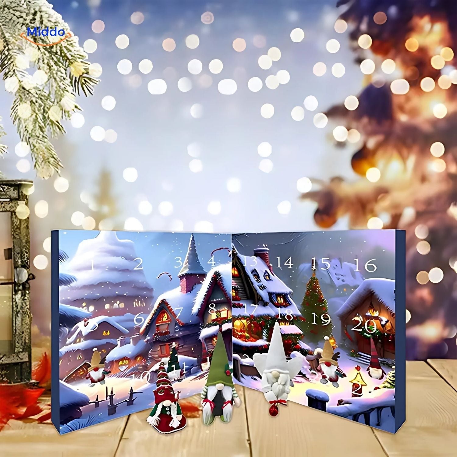 HolidayHaven - Pluche Gnome Adventskalender