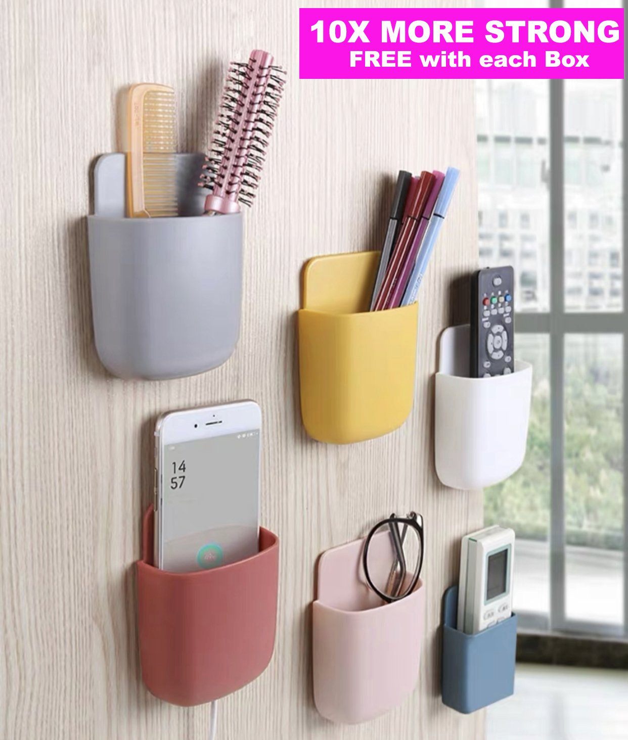 2+2 GRATIS | WallPouch - Mehrzweck-Wandorganizer