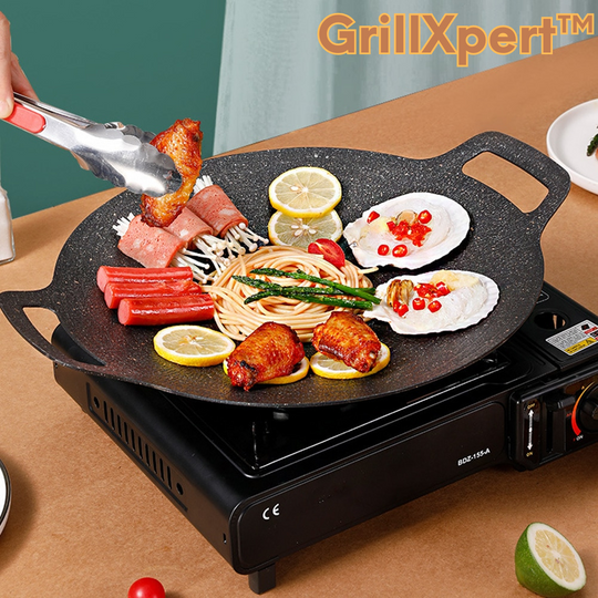 GrillXpert - Antihaft-Stein-Grillpfanne