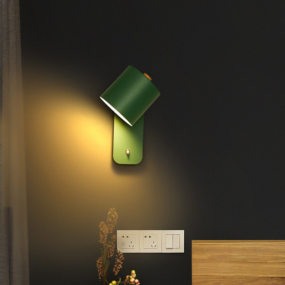 Lumiéra LED Wandleuchte | Modernes Design mit Schalter | Metall | Warmes Raumlicht