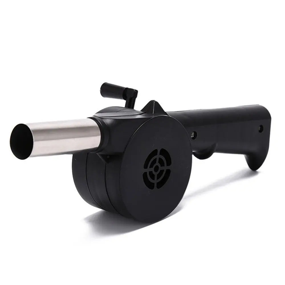 GrillMeister Pro BBQ Handventilator | Manuell & Sicher | Perfekte Glutkontrolle | Edelstahl