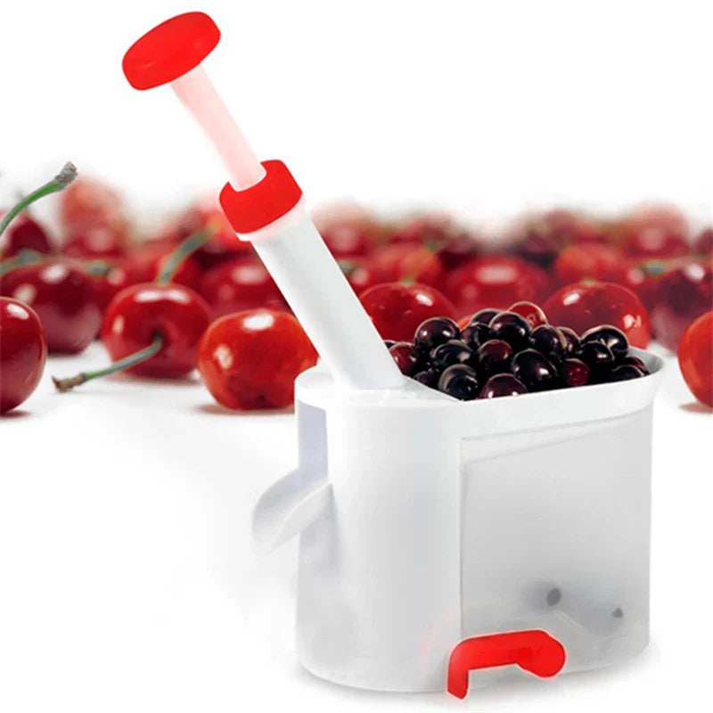 Kirsch- & Traubenentkerner PuraBerry | Mit Auffangbehälter | Einfach zu bedienen & leicht zu reinigen